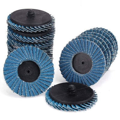 48 PCS 2 inch Flap Disc(40/60/80/120 Grits),T27 Zirconia Alumina