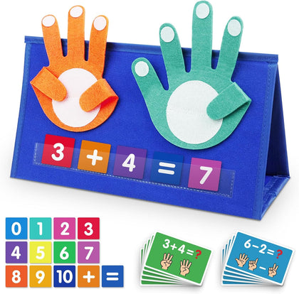 Preschool Learning Toys for Toddlers 3 4 5 Years Old, Montessori Educational Math Manipulates Number Counting Blocks