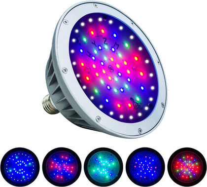 LED Pool Light Bulb for Inground Pool, 2026 Upgraded 120V 40W Color Changing Swimming Pool Lights Underwater Pool