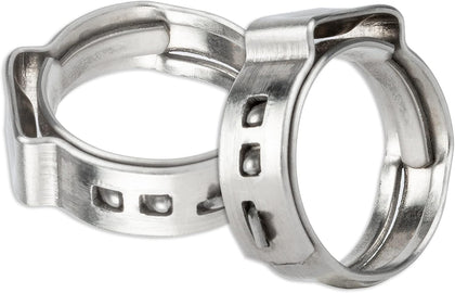 Pex Clamps, 50pcs 3/4 Inch 304 Stainless Steel Cinch Crimp Rings Pinch Clamps for PEX Tubing Pipe Fitting Connections