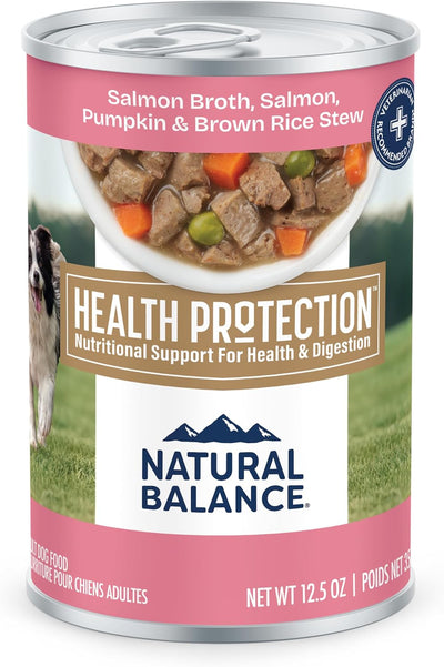 Health Protection Dog Food, Salmon Stew, 12.5 oz, 6 Pack