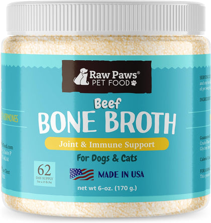 Beef Bone Broth for Dogs & Cats, 6-oz - Powdered