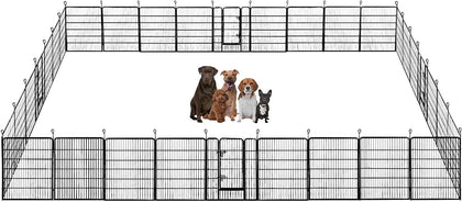Dog Playpen | 40", 32 Panels | Heavy Duty Metal Pet Exercise Pen