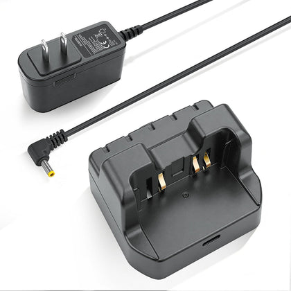 CD-41 Rapid Charger Replacement for Yaesu FT5DR FT3DR FT5D FT3D Two Way Radio | Smart desktop charger perfectly fits