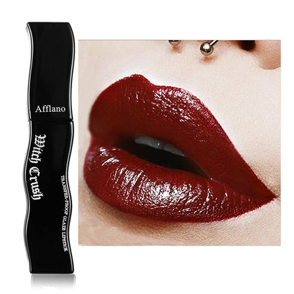Bloody Red Lip Gloss, High Pigment Glossy True Red Goth Vampire Lipstick