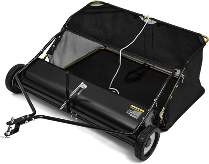 42" Tow Behind Lawn Sweeper, 20 cu. ft. Leaf Collector