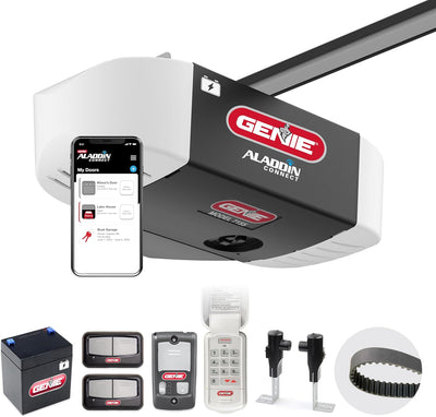 StealthDrive Connect Smart Belt Drive Garage Door Opener, 7155-TKV | 1 1/4 HPc, Aladdin Connect Wi-Fi, Works with