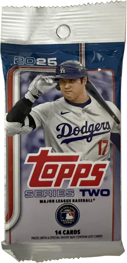 2025 Series 2 Baseball Trading Card Pack (14 Cards)