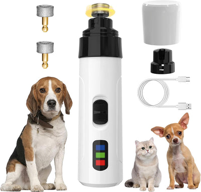 Quiet Electric Pet Nail Grinder for Sensitive Dogs Cats