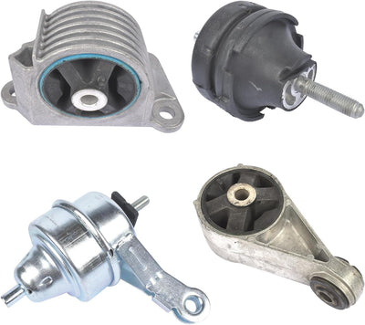Engine Motor Mount Set Compatible with Mini Cooper 1.6L SOHC Engine 2002-2006 # 22116756406 22116778610 22116756405 2211675973
