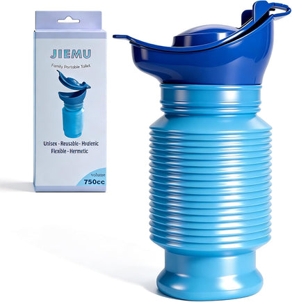 Scalable Emergency Urinal, 750ml Portable Toilet for Car, Portable Mini Outdoor Camping Travel Shrinkable Personal