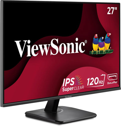 VA2756A-MHD 27 Inch Full HD Computer Monitor, IPS 120Hz Display | HDMI, DisplayPort, VGA, Eye Care, Thin Bezels, Home