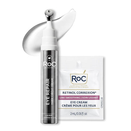 Derm Correxion Retinol Eye Repair Dark Circle Cream Treatment with Niacinamide, Resveratrol, Proxygen for Puffy Eyes