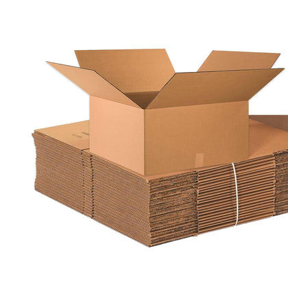 24x24x12 Corrugated Cardboard Double Wall Boxes Large, 24”L x 24”W x 12”H, Pack of 10 Shipping, Packaging, Moving
