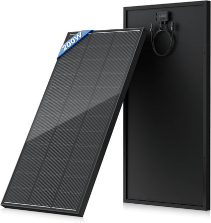 200 Watt Solar Panel 18BB, 25% High Efficiency, N-Type 12V 200W Solar Panel | Monocrystalline PV Modules, for