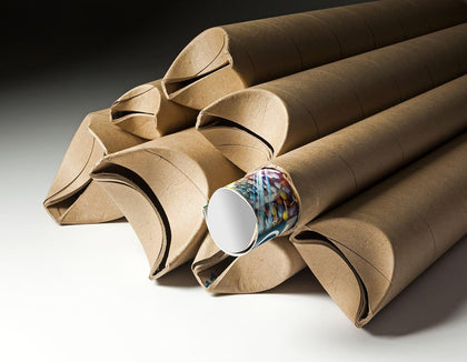 2" x .060 x 12 Kraft Snap Seal Mailing Tubes (Pack of 48)