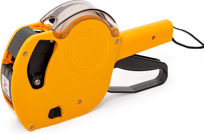 MX-5500NEW Price Tag Gun, 1 Line 8 Digits – Pre-Loaded 1,000 White Labels & Ink, Extra Ink Refill – Easy Label Maker