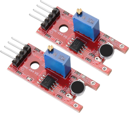 MECCANIXITY 2 Pcs Microphone Sound Sensor KY-038 Voice Detection Module Voice Sound Detection Sensor Module for Voice-Activated Switch