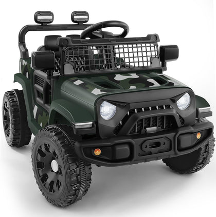 Ride On Car, Bluetooth Ride on Toys for Toddlers, 12V Kids Battery Powered Vehicles w/Remote, 3.5 mph Motorized
