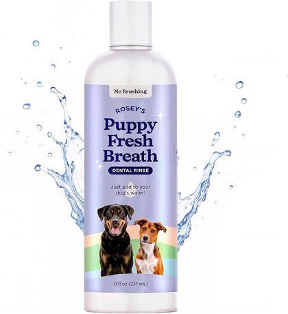 Dog Water Additive for Dental Care - Maintains Fresh Breath & Clean Teeth for Dogs - Dog Breath Freshener for