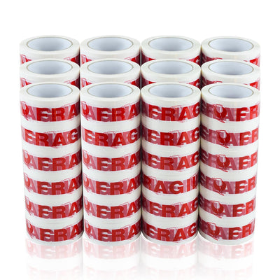 72 Rolls Fragile Tape Handle with Care Packing Printing 2 Inch x 330 Feet (110 Yards) Care Shipping Packing Tape