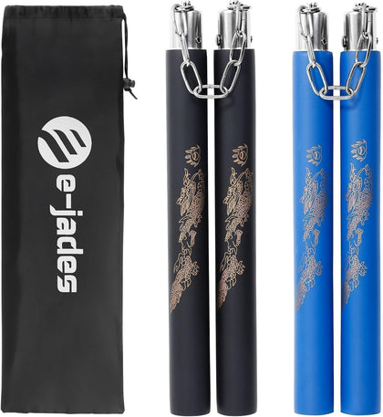 Foam Nunchucks for Kids and Adults,2 Pack Soft Training Nunchakus | Durable rubber foam nunchucks with 360 swivel