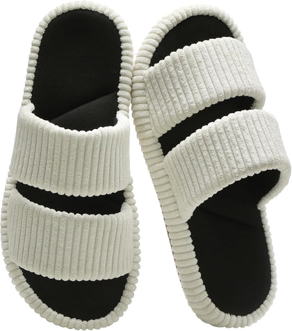 Open Toe Slippers for Women House Women Slippers with Arch Support | Summers, Coolmax, Breathable, Cozy, Memory Foam