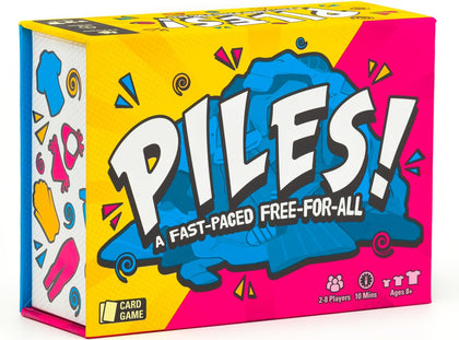Piles – Card Games – Family Games – for Kids 8 and Up – for Adults – Family Game Night – Travel & Memory Game – Party