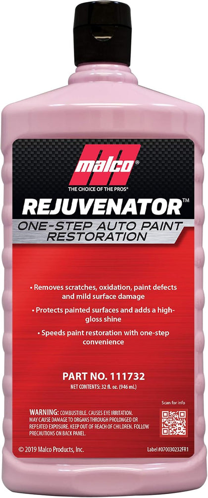 Paint Rejuvenator - One Step Rotary Automotive Paint Restoration/Clear Coat Scratch and Swirl Remover/Re-Shine Old
