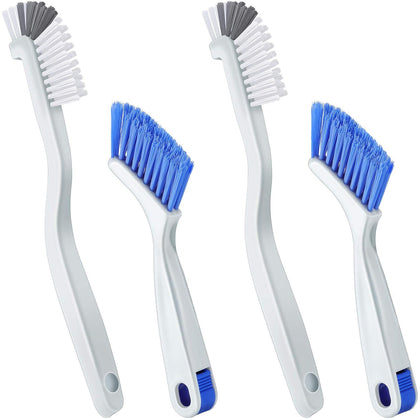4 Pieces Cleaning Brush Sets Small Scrub Brush Household Use for Cleaning Bottle Sink Kitchen Sink Corner Dish Edge