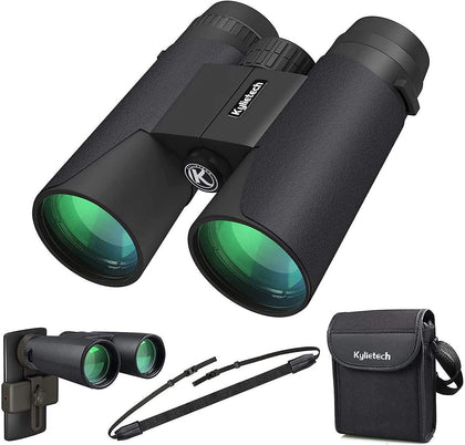 12x42 Binoculars BAK4 FMC Lens Waterproof Fogproof Phone Adapter