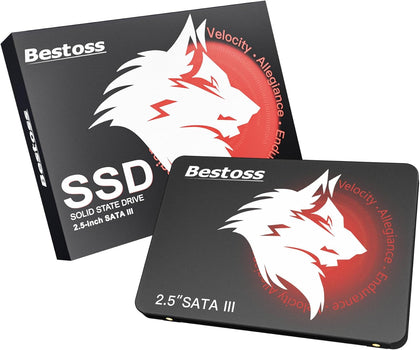 240GB Internal SSD Hard Drive - 2.5 Inch SATA III 6Gb/s, 550MB/s | TLC 3D NAND Chip, Plug & Play Setup; Reliable