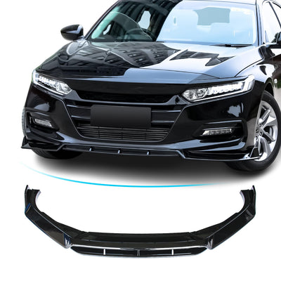 Front Bumper Lip Compatible with Honda Accord Sedan 2018-2020
