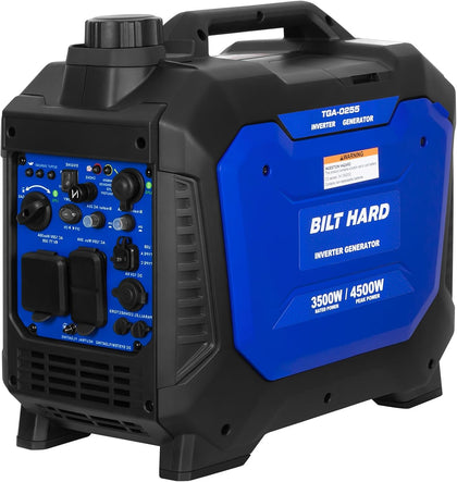 Ultra-Quiet 4500W Inverter Generator, Dual Fuel (Gas/Propane) with CO Sensor, 4-Cycle RV Ready & Parallel Capable for