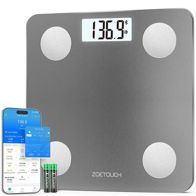 Smart Bathroom Scale for Body Weight and Fat, BMI, Digital