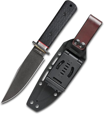 DC53 Steel Fixed Blade Hunting Knife with Sheath - Tactical EDC Knife for Men, Essential for Outdoor Survival Camping