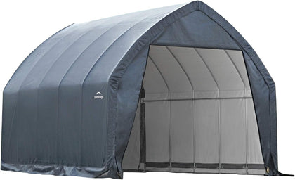Garage-in-a-Box Portable Outdoor Garage for SUV and Full-Size Trucks, All-Season Car Canopy Carport with Alpine Style