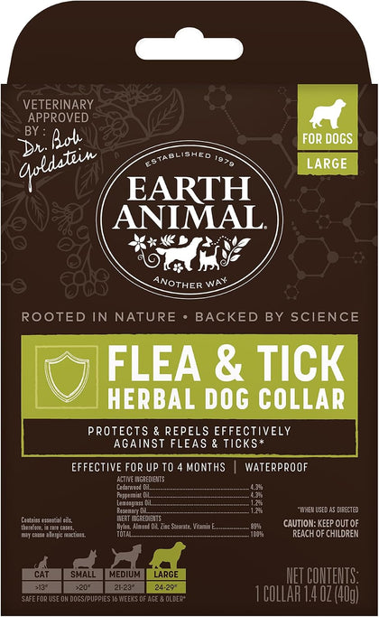 Apothecary Flea & Tick - 1 Herbal Collar for Large Dogs
