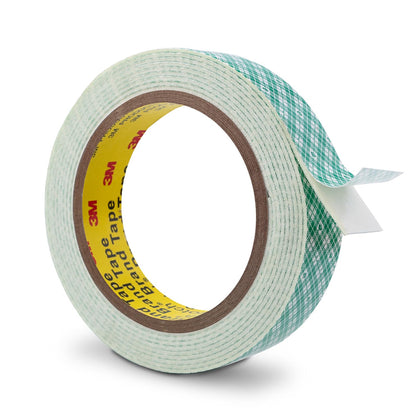 3M Double Sided Foam Tape 1" x 10Ft 1 Pack White Heavy Duty