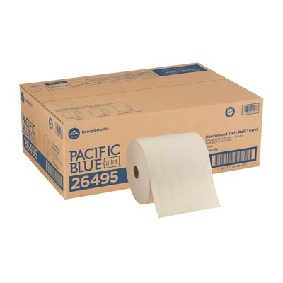 Pacific Blue Ultra 8" High-Capacity Recycled Paper Towel Rolls by GP PRO (Georgia-Pacific), Brown, 26495, 1,150