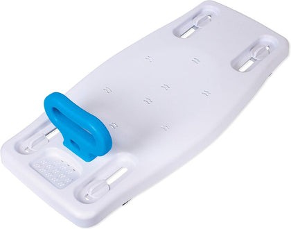 Portable Shower Bench - Shower Bath Seat - Adjustable Width to Fit Most Bathtubs, Comfortable Contoured Seating Area