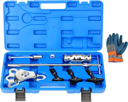 Rear Axle Bearing Remove Puller Tool Kit, Slide Hammer and Bearing Remover Set with Slide Hammer Yoke and 3 Rear Axle