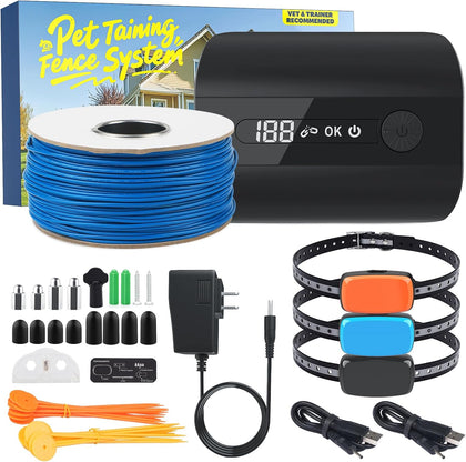 Electric Fence for Dogs,2026 Underground Dog Fence System for 3 Dogs