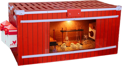 Big Red Barn Chick Brooder Set with Heating Plate