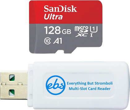SanDisk MicroSD Ultra 128GB Memory Card Compatible with Wyze Cameras | For Cam OG, Wyze Cam Pan v3 Models