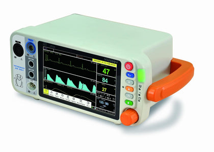 VS2000VCM 7" Veterinary Vital Signs Monitor with ETCO2(Mainstream) ECG RESP SpO2 NIBP Temp PR