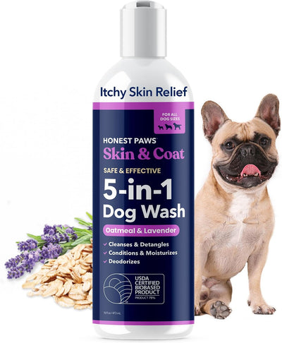 Oatmeal Lavender Dog Shampoo and Conditioner, Itchy Skin Relief, Allergies