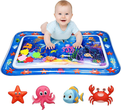 Inflatable Water Play Mat for Kids, Sensory Activity Toy for Babies, Premium Water Play Pad, Fun & Engaging Baby Gift