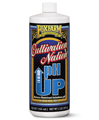 Cultivation Nation pH UP for Plants’ Nutrient Solutions - Formulated with Potassium Hydroxide for Adjustment - Ideal
