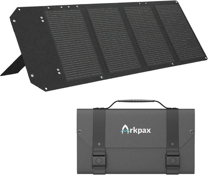 60W Foldable Solar Panel, 25% High Efficiency Solar Charger | with USB-C/USB-A/XT60/DC Ports, IP68 Water Resistant